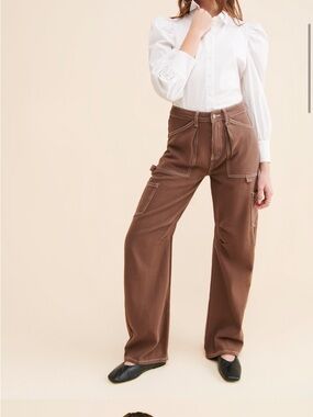 Lioness Utility Pants in Camel Brown